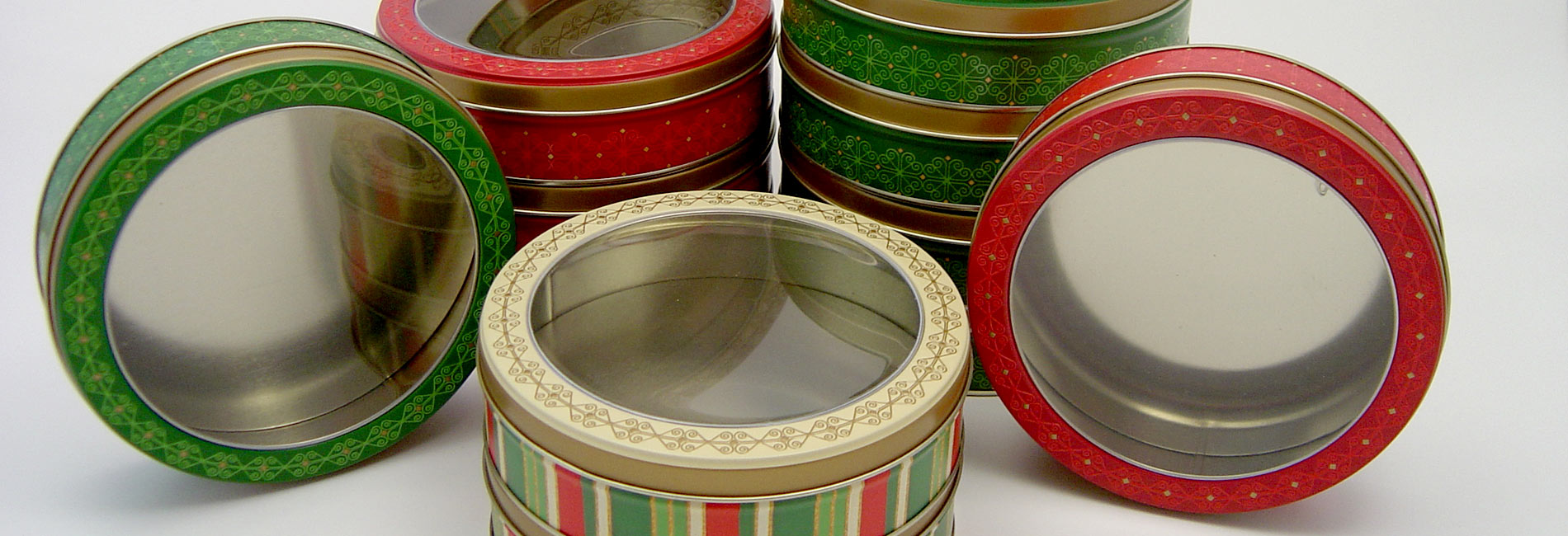 Custom Decorative holiday Tins & Paper Boxes